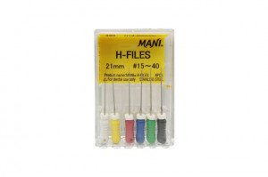 فایل اندو دستی مانی Mani پک H-File طول 21 میلیمتر