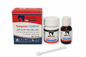 سمان موقت زینک اکساید اوژنول ZOE نیک درمان مدل Temponic Cement