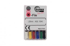 فایل اندو دستی توماس Thomas پک H-File طول 25 میلیمتر