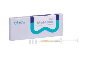 خمیر کلسیم هیدروکساید حاوی یدوفرم متا Meta مدل Metapex Plus