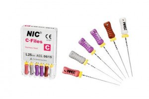 فایل اندو دستی ان آی سی NIC پک C-File طول 25 میلیمتر