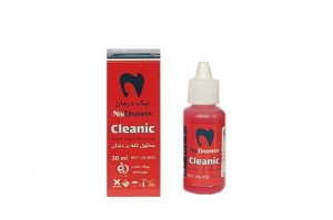 محلول لکه بر دندان نیک درمان مدل Cleanic