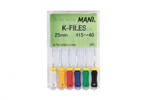 فایل اندو دستی مانی Mani پک K-File طول 25 میلیمتر